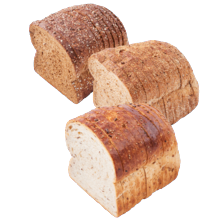 Bakkersbrood wit meerzaden, volkoren meerzaden of volkoren dubbel donker meerzaden